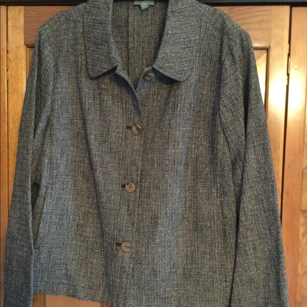 J Jill textured career blazer